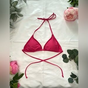 Hot Pink J. Crew String Bikini Top